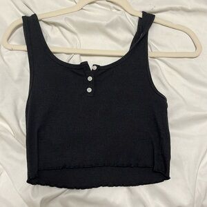 Black American Eagle Tank Top